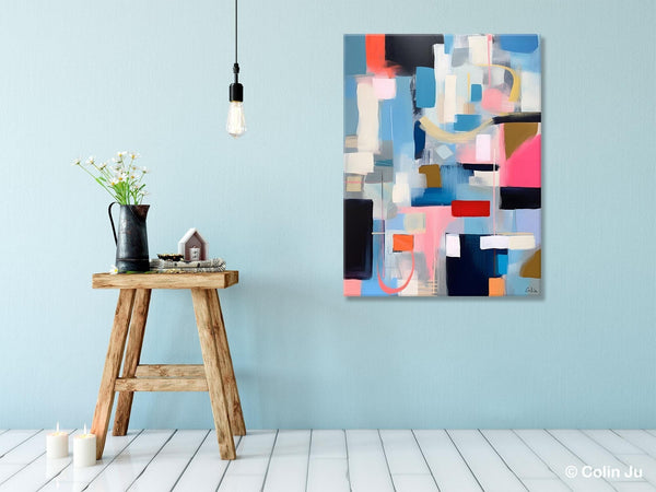 Original Modern Artwork, Contemporary Acrylic Painting on Canvas, Large Wall Art Painting for Bedroom, Oversized Abstract Wall Art Paintings-Art Painting Canvas