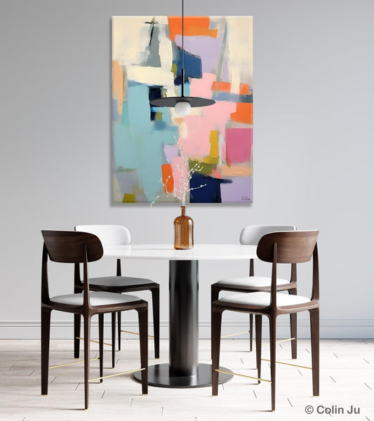 Large Wall Art Painting for Bedroom, Original Canvas Art, Contemporary Acrylic Painting on Canvas, Oversized Modern Abstract Wall Paintings-Art Painting Canvas