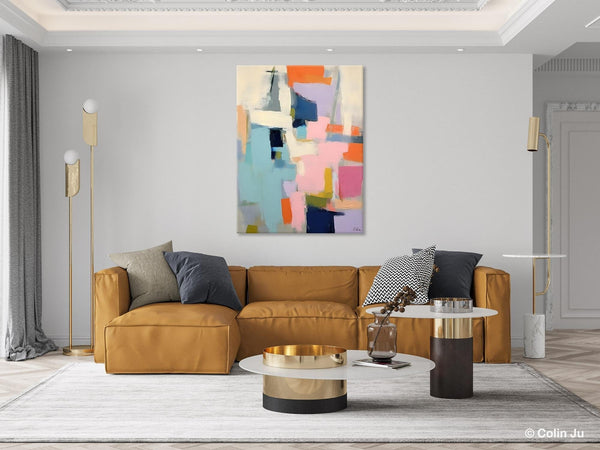 Large Wall Art Painting for Bedroom, Original Canvas Art, Contemporary Acrylic Painting on Canvas, Oversized Modern Abstract Wall Paintings-Art Painting Canvas