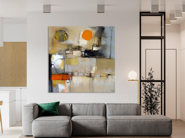 Large Abstract Art for Bedroom, Simple Modern Acrylic Art, Modern Original Abstract Art, Canvas Paintings for Sale, Contemporary Canvas Art-Art Painting Canvas