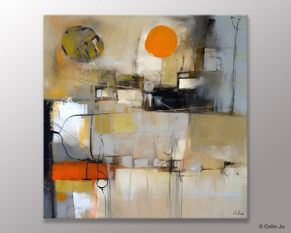 Large Abstract Art for Bedroom, Simple Modern Acrylic Art, Modern Original Abstract Art, Canvas Paintings for Sale, Contemporary Canvas Art-Art Painting Canvas