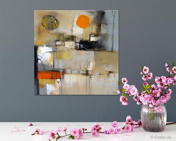 Large Abstract Art for Bedroom, Simple Modern Acrylic Art, Modern Original Abstract Art, Canvas Paintings for Sale, Contemporary Canvas Art-Art Painting Canvas