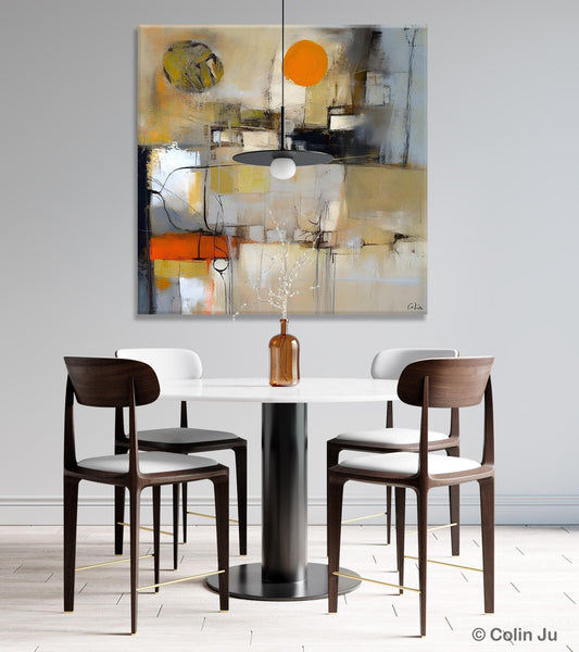 Large Abstract Art for Bedroom, Simple Modern Acrylic Art, Modern Original Abstract Art, Canvas Paintings for Sale, Contemporary Canvas Art-Art Painting Canvas