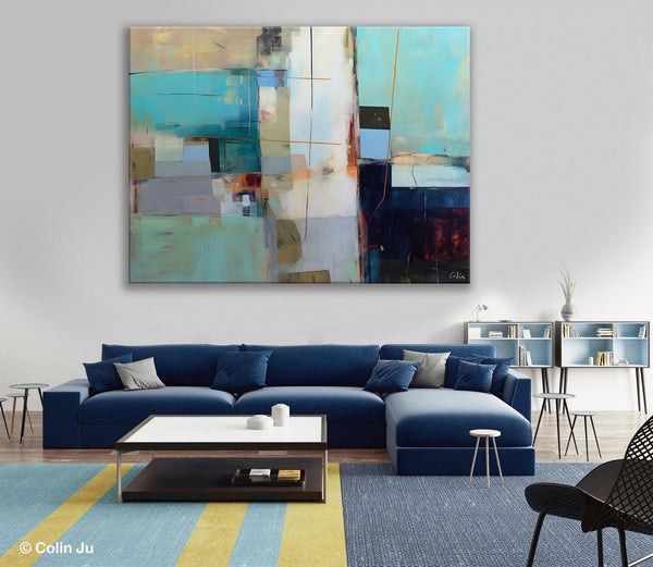 Hand Painted Original Canvas Wall Art, Large Canvas Art Painting for Bedroom, Huge Modern Abstract Paintings, Contemporary Acrylic Paintings-Art Painting Canvas