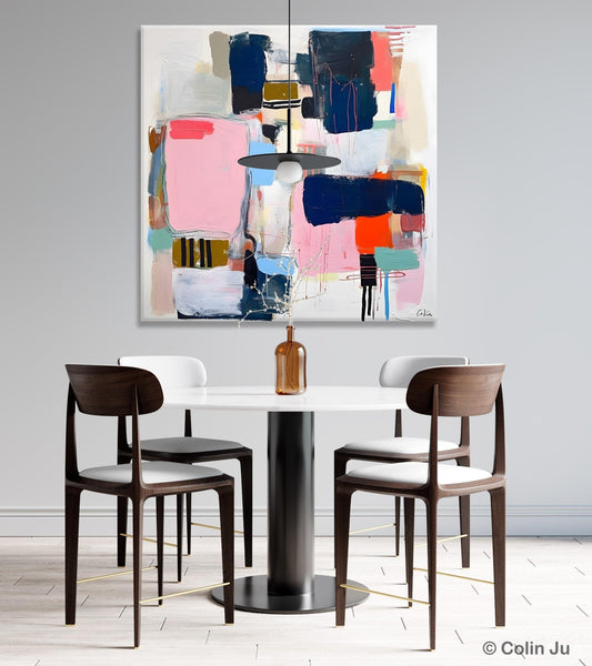 Modern Original Abstract Wall Art, Contemporary Canvas Art, Canvas Paintings, Large Abstract Art for Bedroom, Simple Modern Acrylic Artwork-Art Painting Canvas