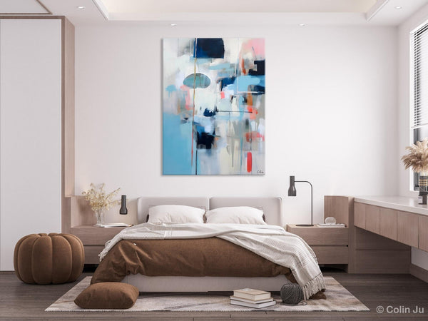 Large Wall Paintings for Bedroom, Contemporary Abstract Paintings on Canvas, Oversized Abstract Wall Art Paintings, Original Abstract Art-Art Painting Canvas