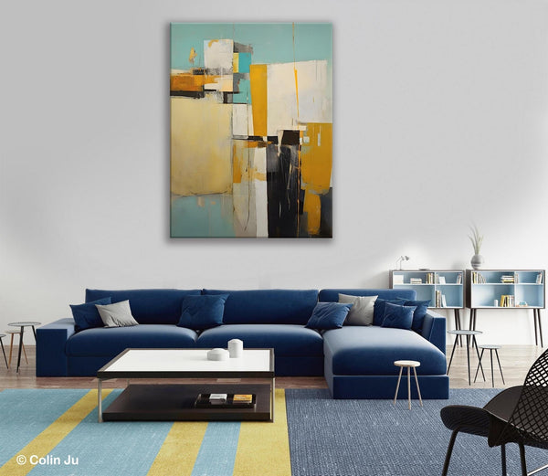 Oversized Abstract Wall Art Paintings, Original Modern Artwork, Large Wall Art Painting for Bedroom, Contemporary Acrylic Painting on Canvas-Art Painting Canvas