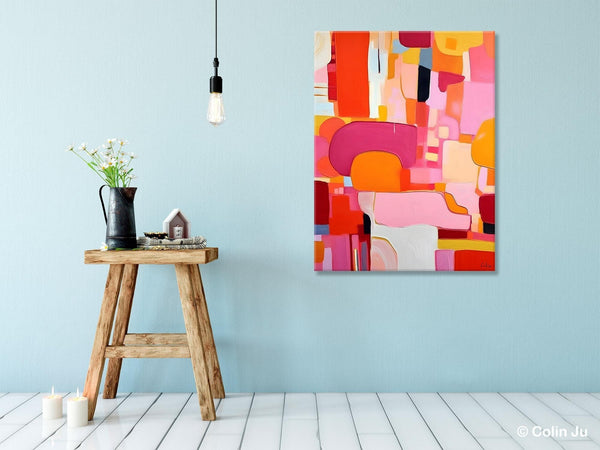 Large Modern Canvas Artwork, Original Wall Art Paintings, Large Paintings for Bedroom, Hand Painted Canvas Art, Acrylic Painting on Canvas-Art Painting Canvas