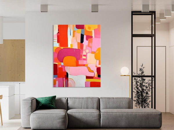 Large Modern Canvas Artwork, Original Wall Art Paintings, Large Paintings for Bedroom, Hand Painted Canvas Art, Acrylic Painting on Canvas-Art Painting Canvas