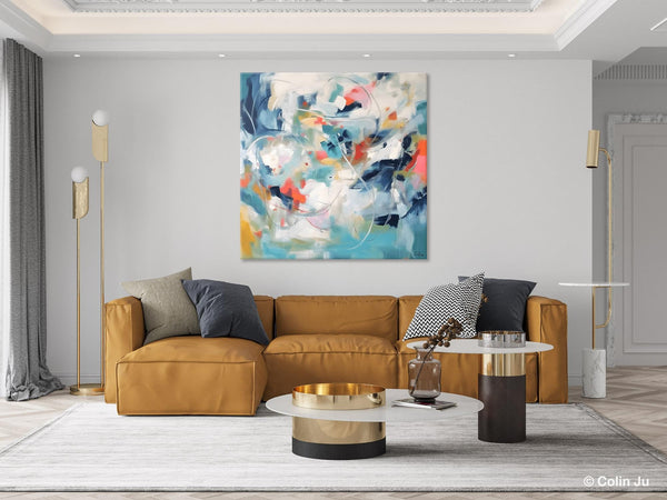 Modern Acrylic Art, Modern Original Abstract Art, Large Abstract Art for Bedroom, Simple Canvas Paintings for Sale, Contemporary Canvas Art-Art Painting Canvas
