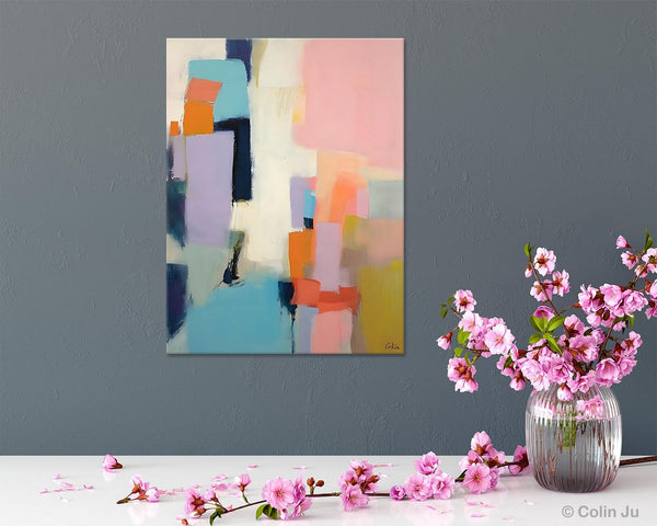 Original Abstract Art, Contemporary Acrylic Art on Canvas, Large Wall Art Painting for Bedroom, Oversized Modern Abstract Wall Paintings-Art Painting Canvas