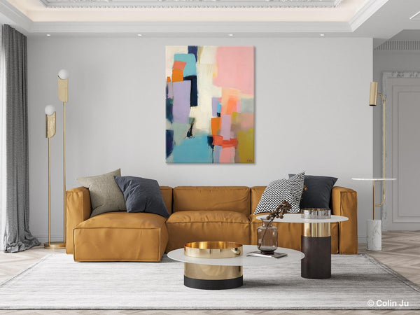 Original Abstract Art, Contemporary Acrylic Art on Canvas, Large Wall Art Painting for Bedroom, Oversized Modern Abstract Wall Paintings-Art Painting Canvas