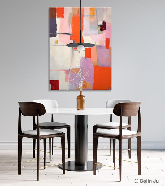 Large Modern Canvas Art for Dining Room, Simple Abstract Art, Large Original Wall Art Painting for Bedroom, Acrylic Paintings on Canvas-Art Painting Canvas