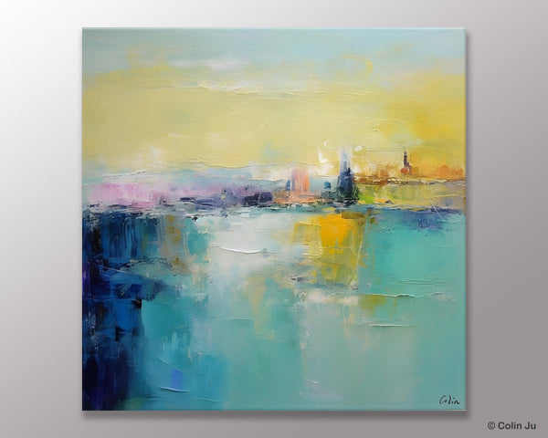 Modern Canvas Paintings, Contemporary Canvas Art, Original Modern Wall Art, Modern Acrylic Artwork, Large Abstract Painting for Bedroom-Art Painting Canvas