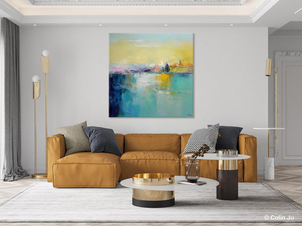 Modern Canvas Paintings, Contemporary Canvas Art, Original Modern Wall Art, Modern Acrylic Artwork, Large Abstract Painting for Bedroom-Art Painting Canvas