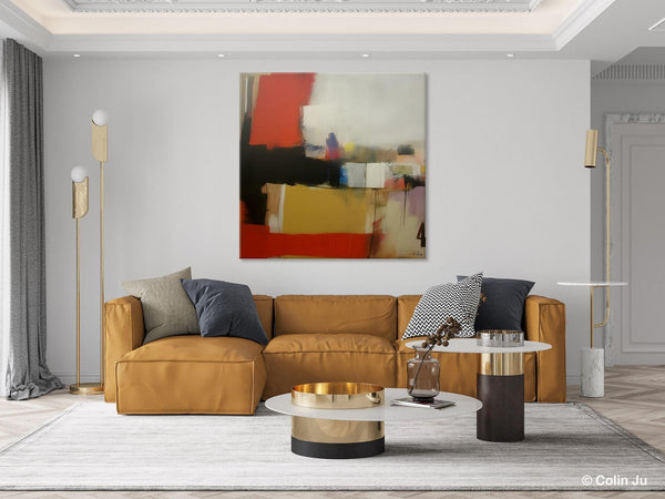 Modern Original Abstract Art, Canvas Paintings for Sale, Large Wall Art for Bedroom, Geometric Modern Acrylic Art, Contemporary Canvas Art-Art Painting Canvas