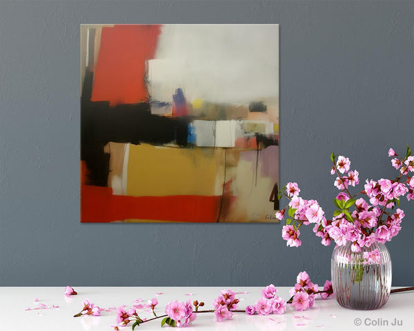 Modern Original Abstract Art, Canvas Paintings for Sale, Large Wall Art for Bedroom, Geometric Modern Acrylic Art, Contemporary Canvas Art-Art Painting Canvas