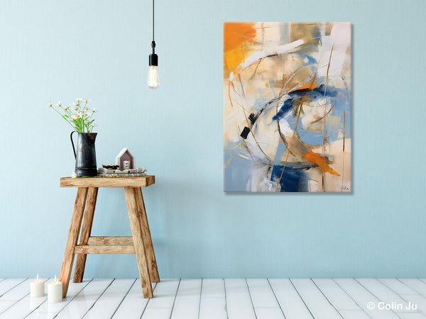 Modern Acrylic Paintings, Large Paintings for Living Room, Contemporary Wall Art Paintings, Hand Painted Canvas Art, Original Abstract Art-Art Painting Canvas