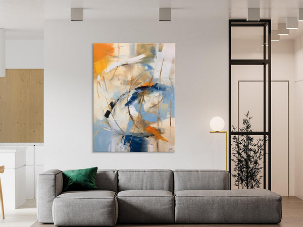 Modern Acrylic Paintings, Large Paintings for Living Room, Contemporary Wall Art Paintings, Hand Painted Canvas Art, Original Abstract Art-Art Painting Canvas