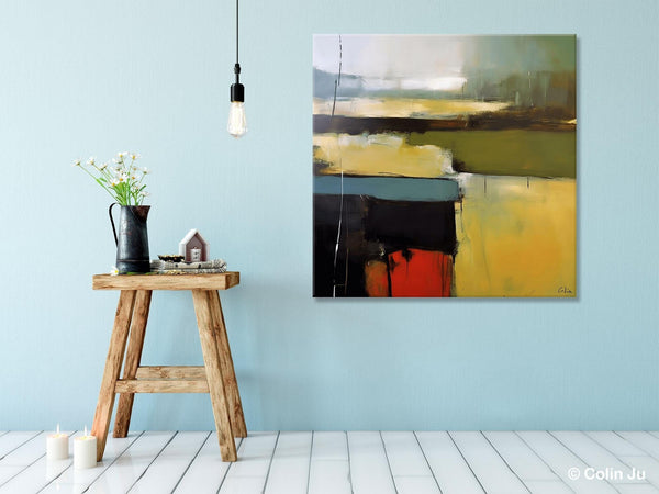 Large Abstract Painting for Bedroom, Original Modern Wall Art Paintings, Modern Acrylic Paintings, Huge Contemporary Canvas Paintings-Art Painting Canvas