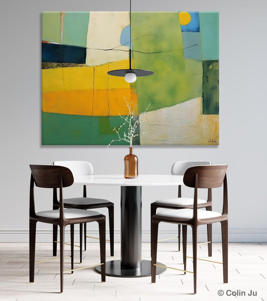 Original Canvas Artwork, Large Wall Art Painting for Dining Room, Contemporary Acrylic Painting on Canvas, Modern Abstract Wall Paintings-Art Painting Canvas