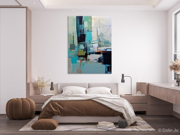 Original Abstract Art, Large Wall Art Painting for Dining Room, Large Modern Canvas Wall Paintings, Hand Painted Acrylic Painting on Canvas-Art Painting Canvas