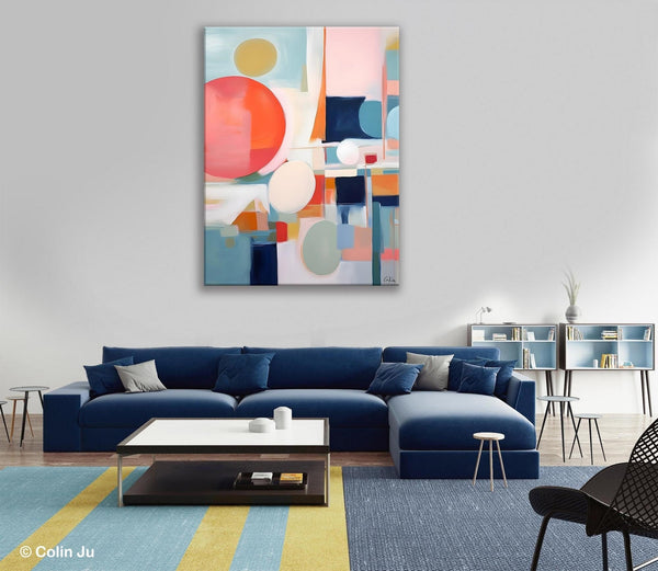 Large Contemporary Wall Art, Acrylic Painting on Canvas, Extra Large Paintings for Dining Room, Modern Paintings, Original Abstract Painting-Art Painting Canvas