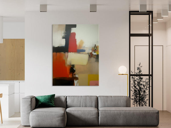 Large Contemporary Wall Art, Abstract Wall Paintings, Extra Large Paintings for Bedroom, Hand Painted Canvas Art, Original Modern Painting-Art Painting Canvas