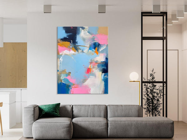Large Modern Canvas Wall Paintings, Original Abstract Art, Large Wall Art Painting for Living Room, Contemporary Acrylic Painting on Canvas-Art Painting Canvas