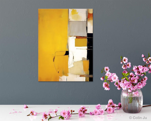 Original Canvas Artwork, Large Wall Art Painting for Dining Room, Oversized Abstract Art Paintings, Contemporary Acrylic Painting on Canvas-Art Painting Canvas