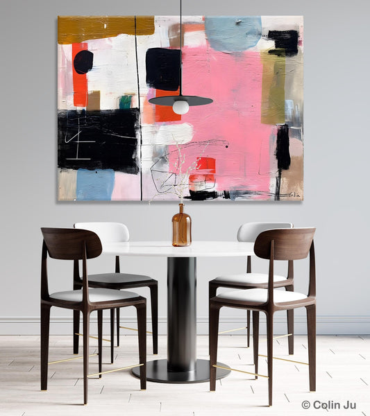 Modern Wall Art Ideas for Bedroom, Large Canvas Paintings, Original Abstract Art, Hand Painted Canvas Art, Contemporary Acrylic Paintings-Art Painting Canvas