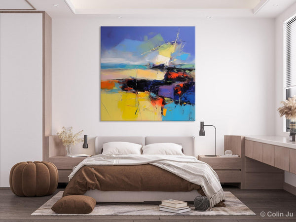 Modern Acrylic Artwork, Buy Art Paintings Online, Contemporary Canvas Art, Original Modern Paintings, Large Abstract Painting for Bedroom-Art Painting Canvas