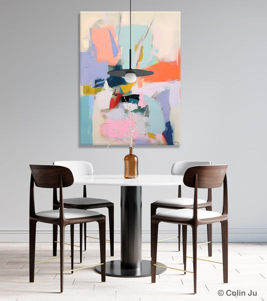 Original Artowrk, Abstract Wall Paintings, Hand Painted Canvas Art, Extra Large Paintings for Dining Room, Contemporary Wall Art Paintings-Art Painting Canvas