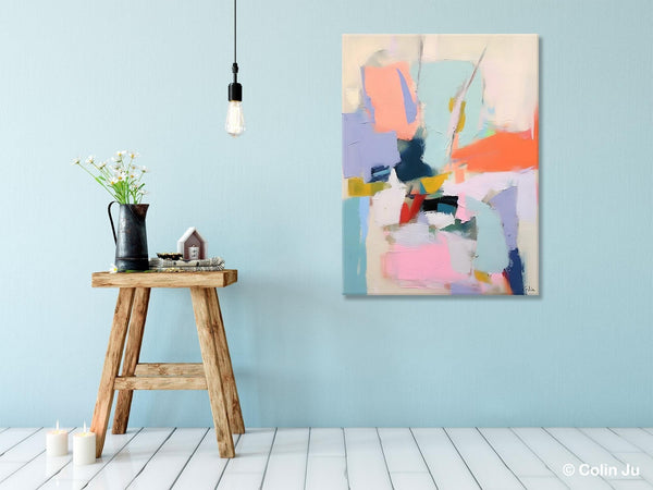 Original Artowrk, Abstract Wall Paintings, Hand Painted Canvas Art, Extra Large Paintings for Dining Room, Contemporary Wall Art Paintings-Art Painting Canvas