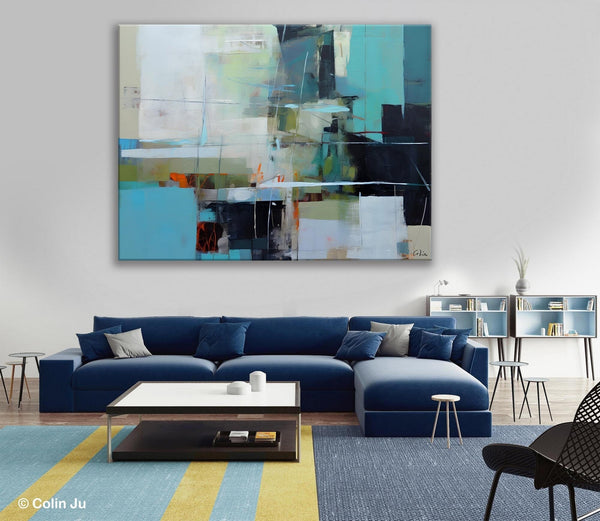 Extra Large Canvas Paintings, Original Abstract Painting, Modern Wall Art Ideas for Living Room, Impasto Art, Contemporary Acrylic Paintings-Art Painting Canvas