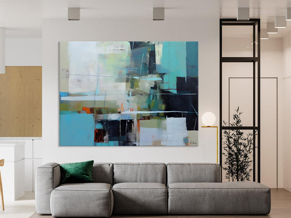 Extra Large Canvas Paintings, Original Abstract Painting, Modern Wall Art Ideas for Living Room, Impasto Art, Contemporary Acrylic Paintings-Art Painting Canvas
