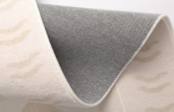 Modern Rugs for Dining Room, Cream Modern Carpets for Living Room, Soft Contemporary Rugs for Bedroom, Mid Century Modern Rugs Next to Bed-Art Painting Canvas