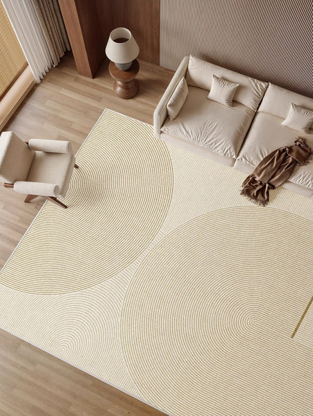 Modern Rugs for Bedroom, Dining Room Floor Rug, Extra Large Floor Rugs for Living Room, Bedroom Large Geometric Contemporary Rugs-Art Painting Canvas