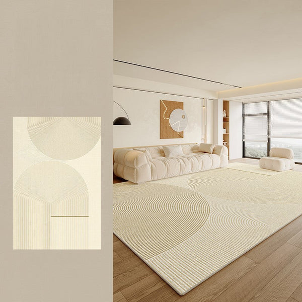 Modern Rugs for Bedroom, Dining Room Floor Rug, Extra Large Floor Rugs for Living Room, Bedroom Large Geometric Contemporary Rugs-Art Painting Canvas