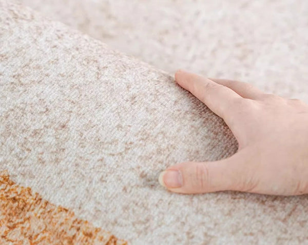 Modern Rugs under Dining Room Table, Abstract Area Rugs for Living Room, Modern Carpets for Kitchen, Geometric Contemporary Modern Rugs Next to Bed-Art Painting Canvas