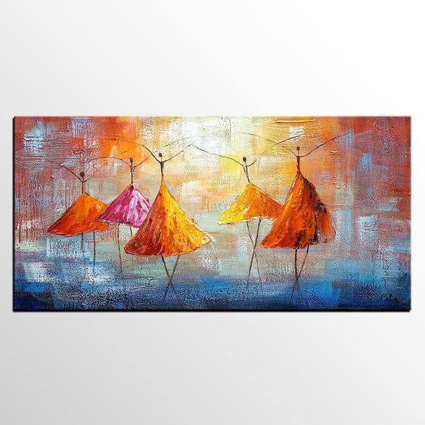 Abstract Artwork, Contemporary Artwork, Ballet Dancer Painting, Painting for Sale, Original Painting-Art Painting Canvas