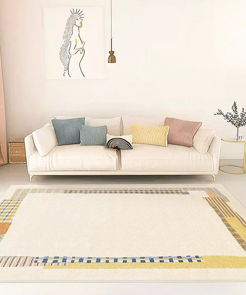 Unique Modern Rug Ideas for Living Room, Modern Floor Carpets for Office, Abstract Contemporary Rugs for Bedroom, Large Modern Rugs under Sofa-Art Painting Canvas
