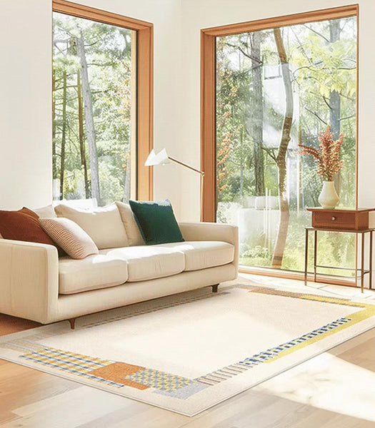 Unique Modern Rug Ideas for Living Room, Modern Floor Carpets for Office, Abstract Contemporary Rugs for Bedroom, Large Modern Rugs under Sofa-Art Painting Canvas