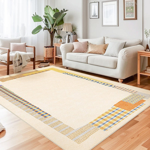 Unique Modern Rug Ideas for Living Room, Modern Floor Carpets for Office, Abstract Contemporary Rugs for Bedroom, Large Modern Rugs under Sofa-Art Painting Canvas