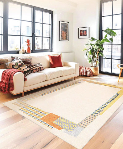 Unique Modern Rug Ideas for Living Room, Modern Floor Carpets for Office, Abstract Contemporary Rugs for Bedroom, Large Modern Rugs under Sofa-Art Painting Canvas