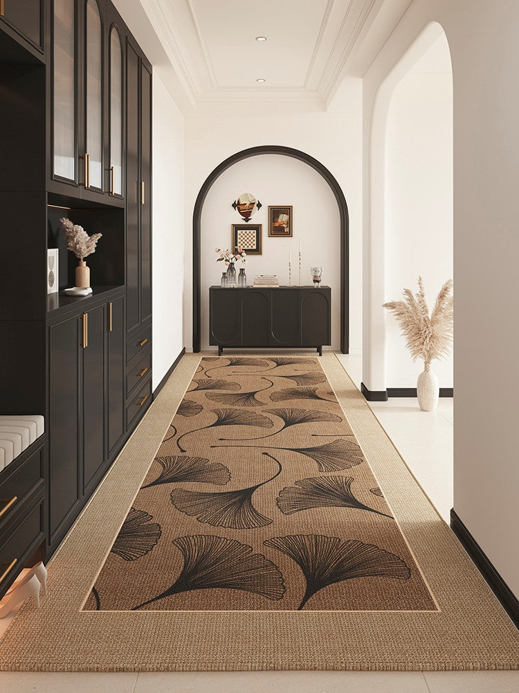 Modern Long Narrow Runner Rug Entrance Hallway Runners Non Slip Grey Abstract Pattern Washable Runner For Corridor Kitchen Easy Clean Narrow Rug