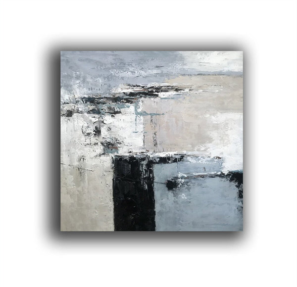 Simple Acrylic Paintings, Modern Wall Art Paintings for Living Room, Dining Room Acrylic Paintings, Heavy Texture Canvas Art, Buy Art Online-Art Painting Canvas