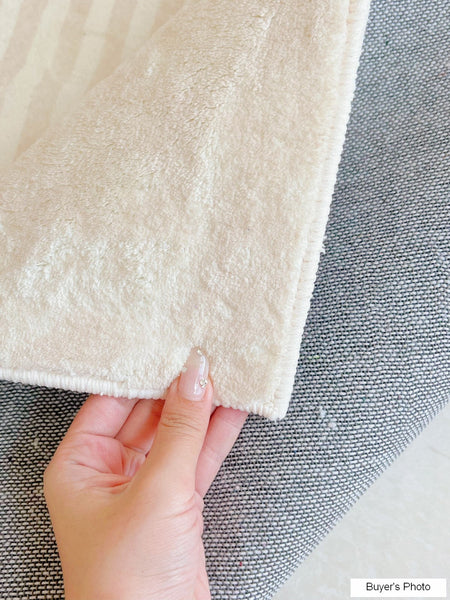 Thick Soft Modern Rugs for Living Room, Dining Room Modern Rugs, Cream Color Modern Living Room Rugs, Contemporary Rugs for Bedroom