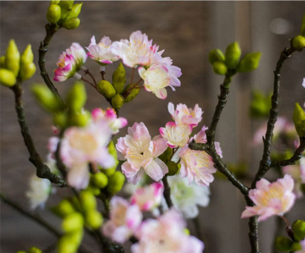 Cherry Blossom, Sakura Flowers, Creative Flower Arrangement Ideas for Home Decoration, Unique Artificial Flowers, Simple Artificial Floral for Bedroom-Art Painting Canvas