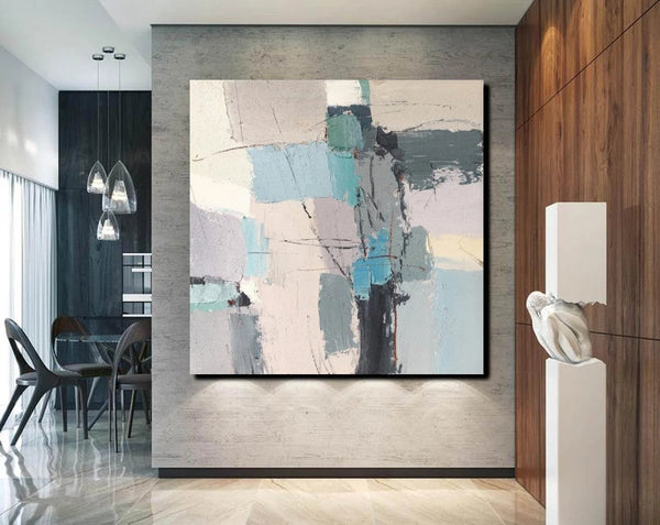 Simple Wall Art Paintings, Living Room Modern Wall Art, Modern Contemporary Art, Large Painting Behind Sofa, Acrylic Canvas Painting-Art Painting Canvas